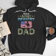 Proud Army Dad-Army Infantry Dad Camouflage Graphics Army Men Hoodie