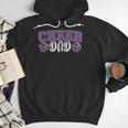 Proud Cheer Dad My Favorite Cheerleader Calls Me Dad Purple Men Hoodie