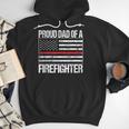 Proud Dad Of a Firefighter Fireman Parent Men Hoodie