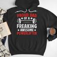 Proud Dad Of A Powerlifter Father Powerlifting Dad Men Hoodie