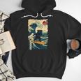 Pug Japanese Kanagawa Wave Surfing Japan Mom Dad Kids Men Hoodie Pug Japanese Kanagawa Wave Surfing Japan Mom Dad Kids Men Hoodie