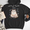 Ragdoll Cat Anatomy Cute Pet Mom Dad Cream Bicolor Men Hoodie