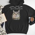 Rage Is Consuming Me Silly Staring Cat Meme Dad Mom Men Hoodie Rage Is Consuming Me Silly Staring Cat Meme Dad Mom Men Hoodie