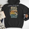 Reel Cool Dad Fathers Day Fishing Outdoors Men Hoodie