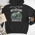 My Retirement Vehicle Riding Lawn Mower Retro Dad Men Hoodie My Retirement Vehicle Riding Lawn Mower Retro Dad Men Hoodie
