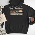 Retro Dad Daughter Squad Unbreakable Bond Father Daughter Men Hoodie