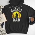 Retro Daddy Bucket Dad Softball Girl Men Hoodie