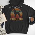 Retro Poodle Dad Dog Owner Pet Poodle Father Men Hoodie