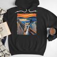 The Scream Cat Parody For Kitty Cat Lover Cat Mom Cat Dad Men Hoodie