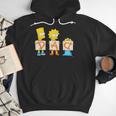 The Simpsons Father's Day Bart Lisa Maggie Dad Birthday Men Hoodie
