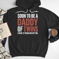 Soon To Be Dad Twins Fatherhood Pregnancy Announcement New D Men Hoodie