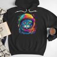 Space Cat Mom Cat Dad Men Women Kids Astronaut Space Men Hoodie