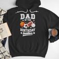 Sports Dad Of The Birthday Baller Sports Family Party Men Hoodie