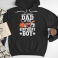All Star Dad Of The Birthday Boy Basketball Soccer Sport Men Hoodie