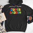 Super Gamer Dad Unleashed Celebrating Fatherly Powers Men Hoodie