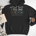 I Tell Dad Jokes Periodically Punny Fathers Day Dad Jokes Men Hoodie