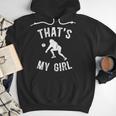That's My Girl Volleyball Dad Of A Volleyball Player Father Men Hoodie