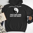 Thicc Dads Who Vape For Christ Father Day Men Hoodie