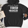 Tired Dad Club Maze Track Back 2 Sided Men Hoodie