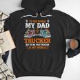 Trucker Father's Day To The World My Dad Is Just A Trucker Men Hoodie