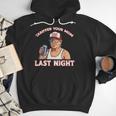 Trump Tariffed Your Mom Last Night Saying Meme Dad Men Men Hoodie