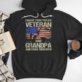 I Have Two Titles Veteran And Grandpa Dad Papa Grandpa Men Hoodie