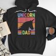 Unicorn Birthday Outfit Dad Unicorn Costume Bday Dad Unicorn Men Hoodie