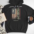 USA American Flag Archery Dad Men Hoodie