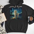 Van Gogh Starry Night Cat For Cat Lover Cat Mom And Cat Dad Men Hoodie