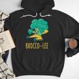Vegetable Word Game Dad Joke Brocco-Lee Broccoli Men Hoodie