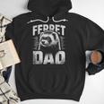 Vintage Ferret Dad Ultimate Pet Lover Ferret Owner Men Hoodie