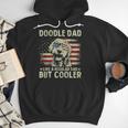 Vintage USA Flag Goldendoodle Doodle Dad Fathers Day Men Men Hoodie