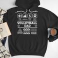 Volleyball Dad Contents Of Sports Father Men Hoodie