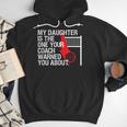 Volleyball Mom Dad Parent Shirt Daughter Player Men Hoodie