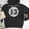 Volleyball Player 13 Volleyball Mom Dad Jersey Number 13 Men Hoodie