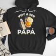 Voy Hacer Papa Ser Papa Voy A Ser Papa Dad To Be In Spanish Men Hoodie
