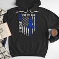 I Wear Blue For My Dad Colon Cancer Awareness Blue USA Flag Men Hoodie I Wear Blue For My Dad Colon Cancer Awareness Blue USA Flag Men Hoodie