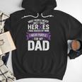 I Wear Purple For My Dad Pancreatic Cancer Support Men Hoodie I Wear Purple For My Dad Pancreatic Cancer Support Men Hoodie