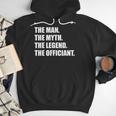 Wedding Officiant Art For Men Dad Ordained Minister Men Hoodie