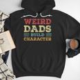 Weird Dads Build Character Vintage Men Hoodie