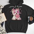 Westie Dog Valentines Day Dog Mom Westie Dad Candy Sucker For Men Women Girls Kids Men Hoodie
