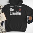 The Winefather Red Wine Tasting Fathers Day Dad Men Hoodie