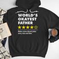 Worlds Okayest Father Dad Joke Review For Fathers Day Men Hoodie