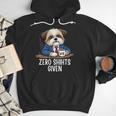 Zero Shihts Given Shih Tzu Dad Shih Tzu Mom Shih Tzu Men Hoodie