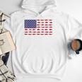 American Flag Fishing-Shirt Men Kids Bass Fish Dad Patriotic Men Hoodie