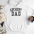 Archery Dad Birthday Classic Bold Font Archery Daddy Men Hoodie