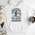 Only The Best Still Go Skiing In Their Seventies Men Dad Men Hoodie