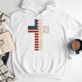 Blessed Dad Christian From Daughter Son Jesus Patriotic Men Hoodie