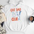 Cat Dad Club Life Is Better With Cats Father's Day Cat Dad Men Hoodie