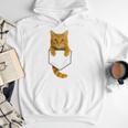 Cute Tabby Cat Pocket Cat Mom Cat Dad Cat Lover Men Hoodie Cute Tabby Cat Pocket Cat Mom Cat Dad Cat Lover Men Hoodie